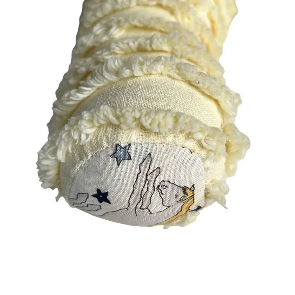 Vintage Chenille Teddy Bear with Cowboys & Stars